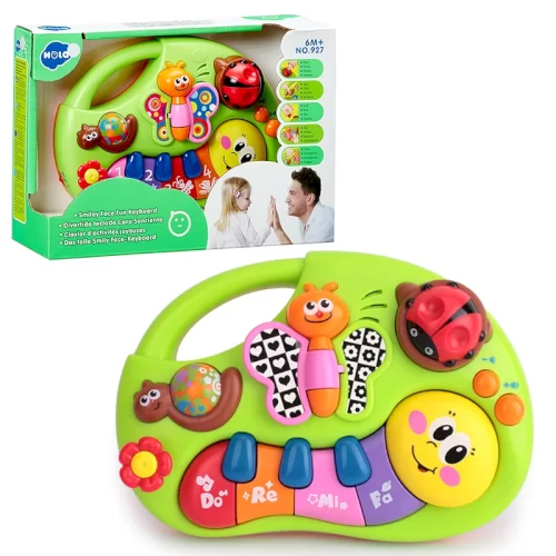 اسباب بازی پیانو موزیکال هولی تویز Huile Toys طرح حشرات کد P/927/A