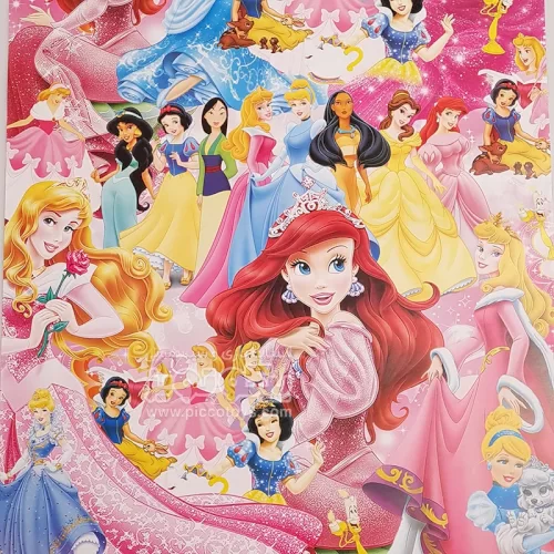 کاغذ کادو یک رو طرح پرنسس دیزنی کد P/293/A