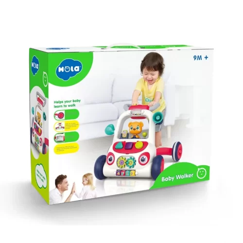 واکر موزیکال کودک مدل خرس هولی تویز Huile Toys