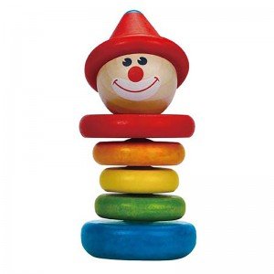 جغجغه دلقک رنگی مدل hape E0010