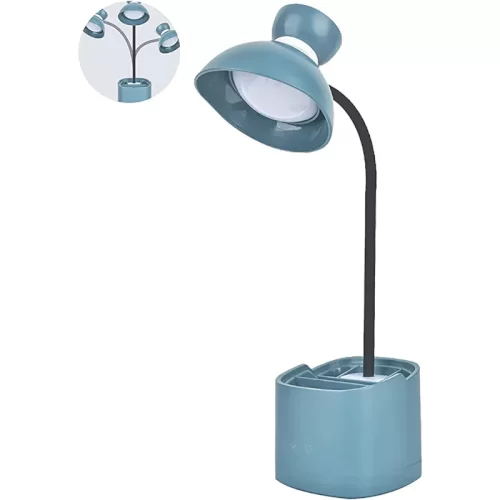 چراغ مطالعه شارژی لمسی رنگ آبی مدل DM5047