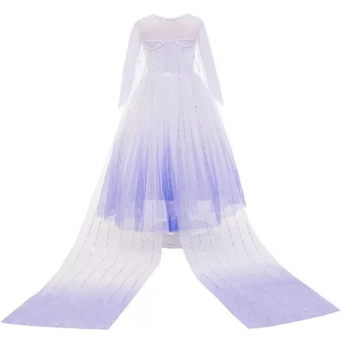 لباس پرنسس السا 2 به همراه تاج  رنگ سفید کد 111180