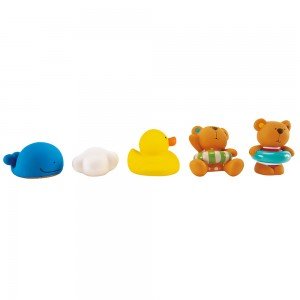 ست لیف کودک 0200 TEDDY AND DUCK BATH MITT SET hape