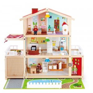 خانه وسایل DOLL FAMILY MANSION hape 3405