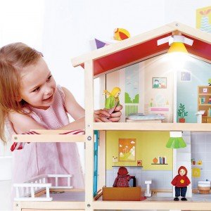 خانه وسایل DOLL FAMILY MANSION hape 3405