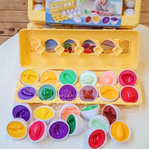 اسباب بازی فکری تخم مرغ جایگذاری مدل میوه کد DF13