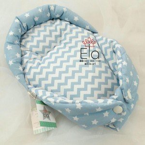 آغوشگیر کودک elaart زیک زاک آبی