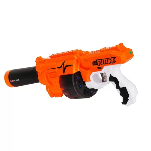تفنگ اسباب بازی کودک رنگ مشکی نارنجی مدل Epic Rage
