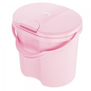 سطل صورتی صدفی  rotho مدل 200020208