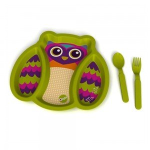 ظرف غذای کودک طرح جغد oops مدل 4000512