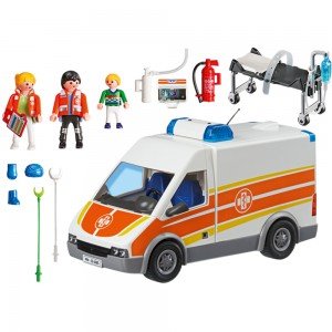 آمبولانس  پلي موبيل مدل Ambulance with Siren Set 5541