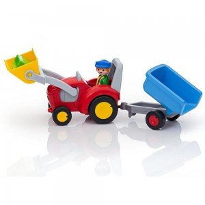 پلی موبیل مدل Tractor with Trailer 6964