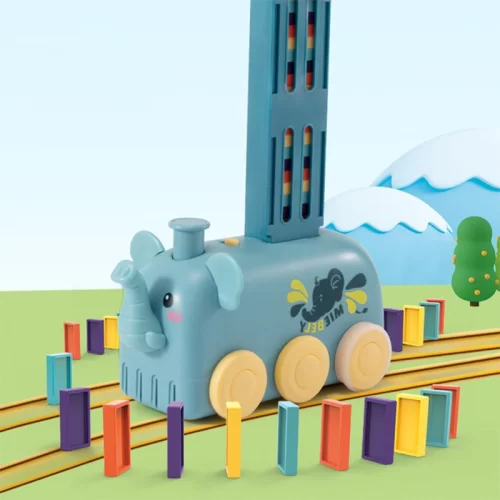 اسباب بازی قطار دومینو ساز مدل فیل کد 77995A