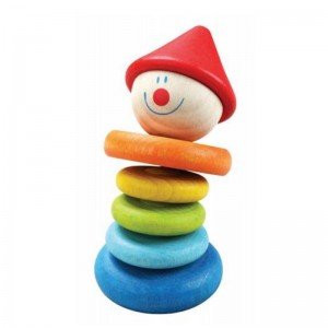 اسباب بازی چوبی جغجغه دلقک classic world مدل 3059