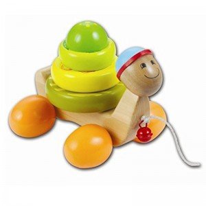 اسباب بازی چوبی کشیدنی نخ کش لاک پشت classic world مدل 2245