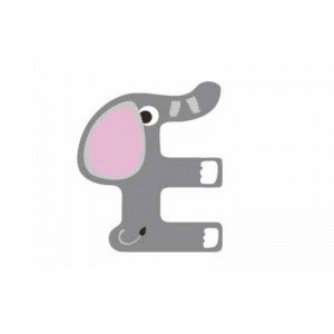 حرف E چوبی classic world 4407