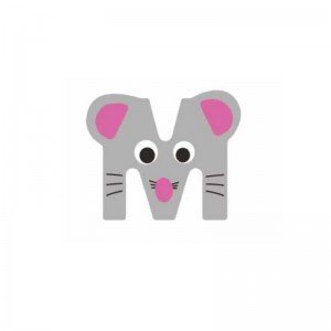 حرف M چوبی classic world 4415