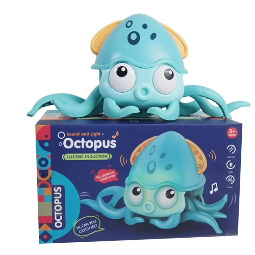 اسباب بازی هشت پا سنسوری آبی کد P/QC2Y/AB