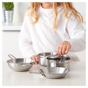 ست قابلمه 5-piece toy cookware set DUKTIG IKEA