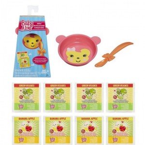 غذای عروسک baby slive doll food 8581 hasbro