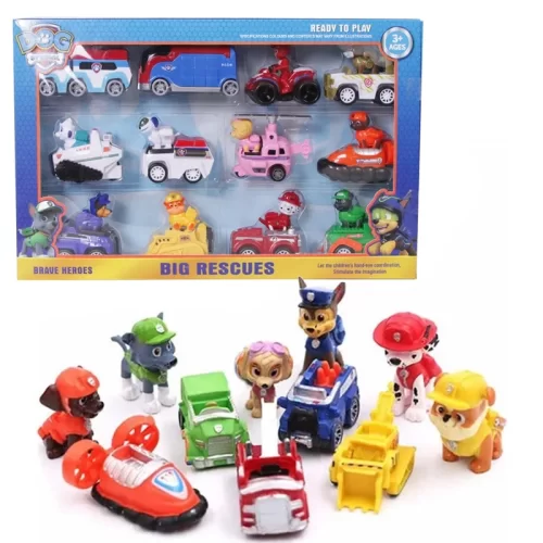 فیگور سگ های نگهبان با ماشین پاوپاترول Paw Patrol کد PB9902