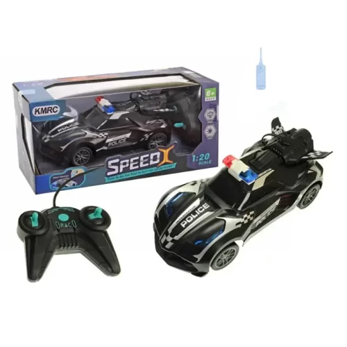 اسباب بازی ماشین پلیس کنترلی رنگ مشکی کد P/KM6602/ME