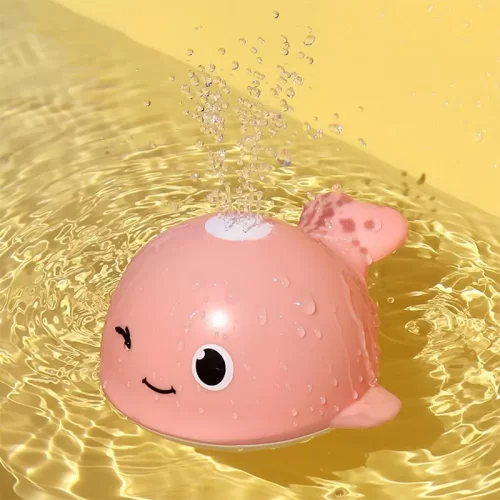 اسباب بازی حمام مدل وال چراغدار صورتی مدل P/6007/SU