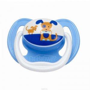 پستانک تکی  0 تا 6 ماه آبی Dr browns