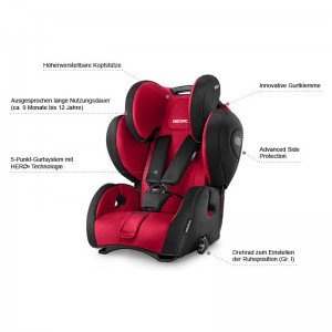 صندلی ماشین recaro مدل young sport hero رنگ Aluminium Grey