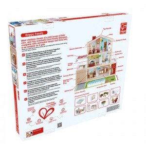 خانه وسایل DOLL FAMILY MANSION hape 3405