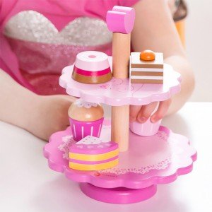 ظرف شیرینی چوبی Classic World مدل 4113 cupcake Stand