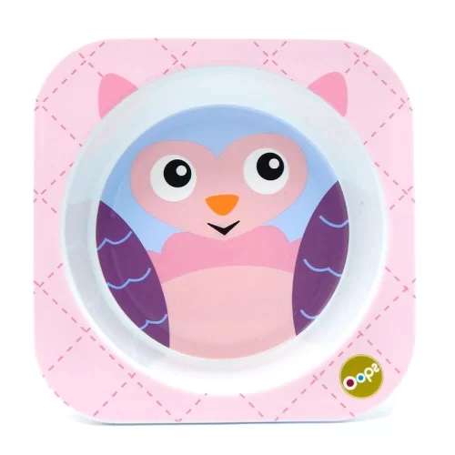 ظرف غذای کودک اوپس oops مدل جغد کد 4001012
