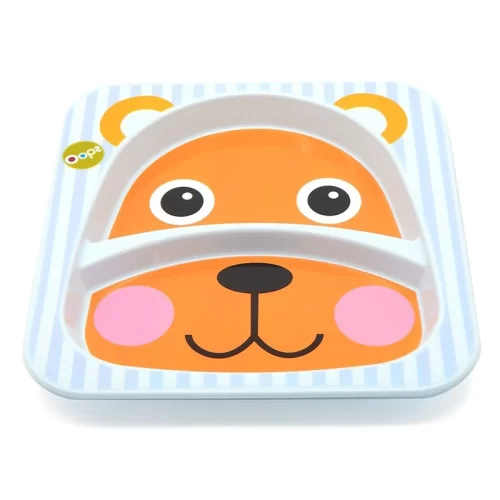 ظرف غذای کودک اوپس oops  دو قسمتی مدل خرس کد 4000911