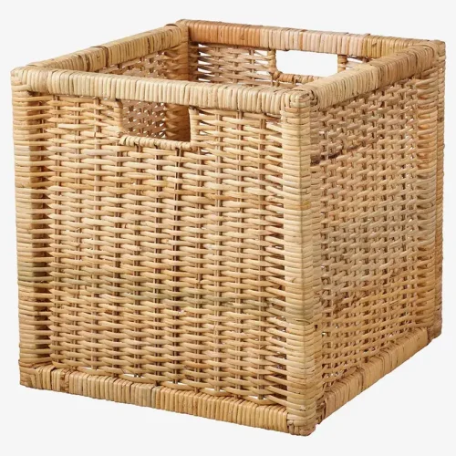 باکس اسباب بازی حصیری طرح ایکیا سایز 32 در 34 کد 4472835