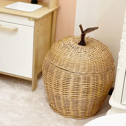 سبد اسباب بازی حصیری مدل سیب کد 4472846