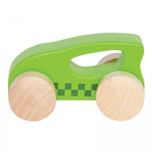 ماشین چوبی کوچک رنگ سبز little auto hape 0057