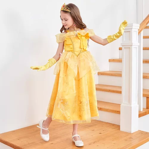 لباس پرنسس بلا به همراه اکسسوری کد 12112NEW