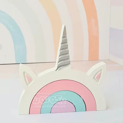 رنگین کمان چوبی طرح یونیکورن کد 4479622