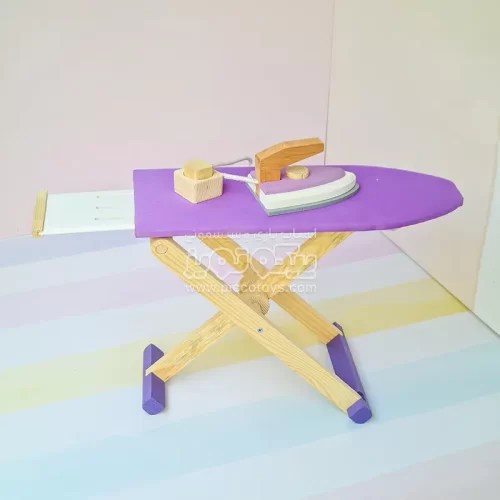 اتو اسباب بازی به همراه میز رنگ بنفش کد GT711C