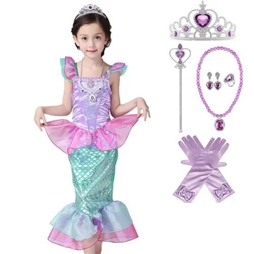 لباس آریل پری دریایی به همراه اکسسوری کد 113122NEW