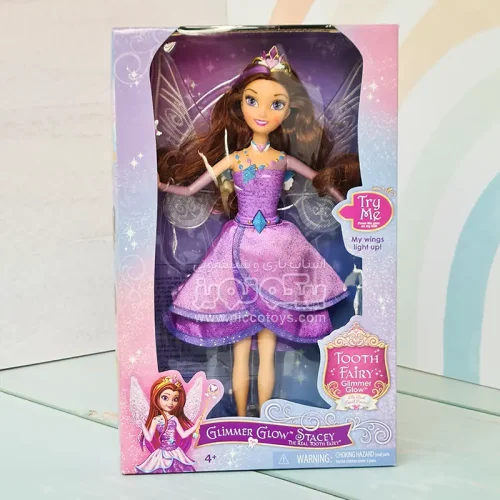 عروسک دخترانه فرشته دندان STACEY با لباس بنفش کد 85002