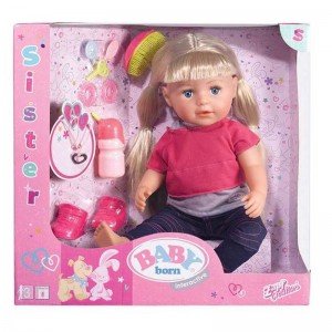 عروسک خواهر کوچولوی بی بی بورن doll sister baby born 820704