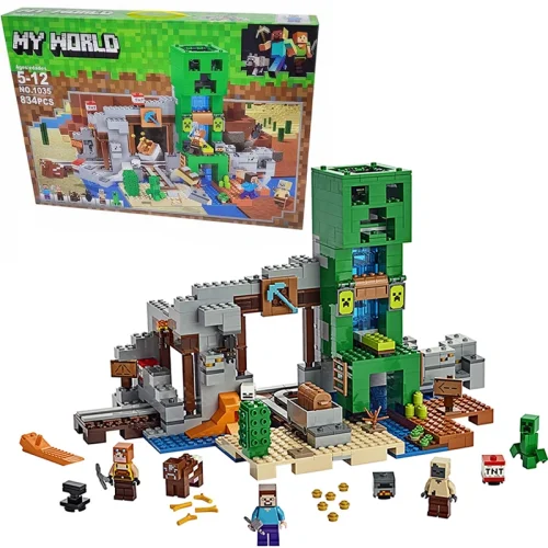 اسباب بازی لگو ماینکرفت 834 تکه کد 1035