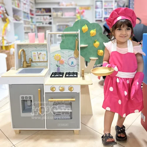 آشپزخانه کودک چوبی Kidkraft مدل Happy Harvest Play Kitchen کد 10160