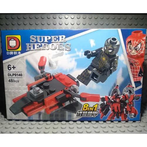 لگو اسپایدرمن با لباس مشکی 48 تکه کد P/DLP9140/A