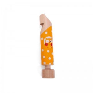 اسباب بازی چوبی سوت کودک رنگ نارنجی Classic World مدل Whistle 2802