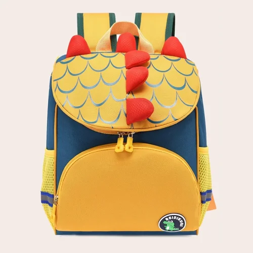 کوله پشتی کودک سبزآبی زرد کد 4503526