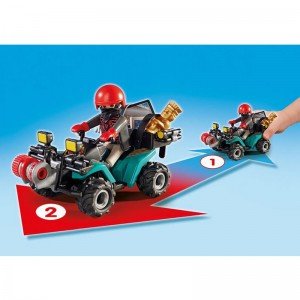 پلی موبيل مدل Robber's Quad with Loot playmobil 6879