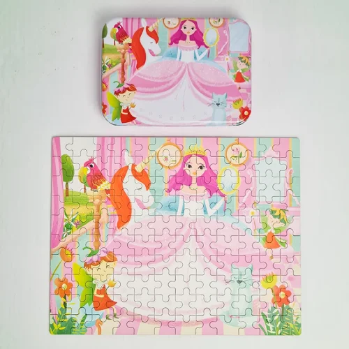 پازل قوطی فلزی طرح پرنسس کد P/848/PS