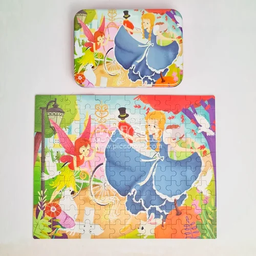 پازل قوطی فلزی طرح سیندرلا کد P/848/SI